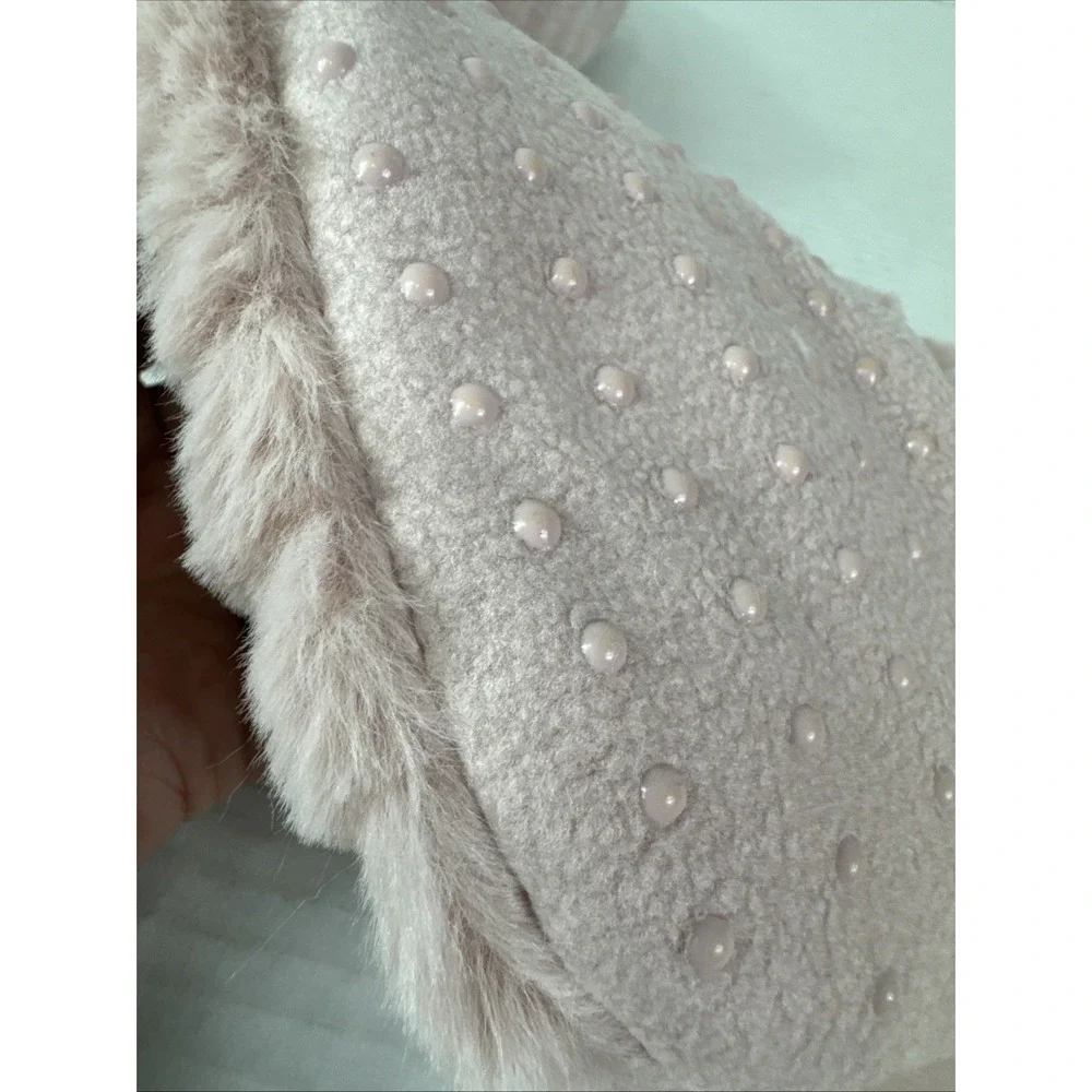 Auden Faux Fur Slipper Socks Light Pink‎ 0766